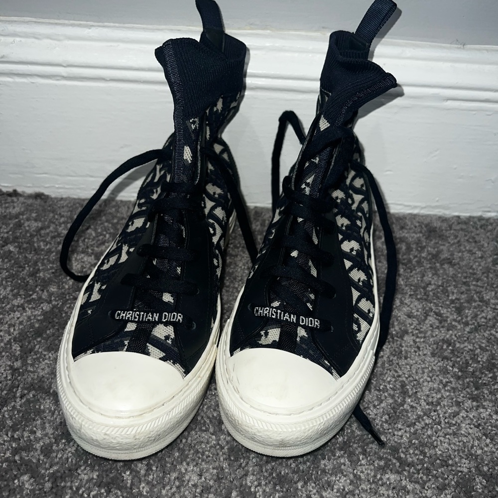 Dior High Top Sneakers (oblique)
